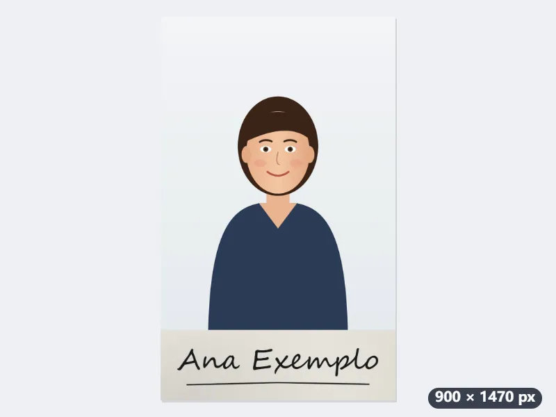 Foto 3x4 e assinatura numa imagem só, para uma inscrição que aceita um arquivo — Depois