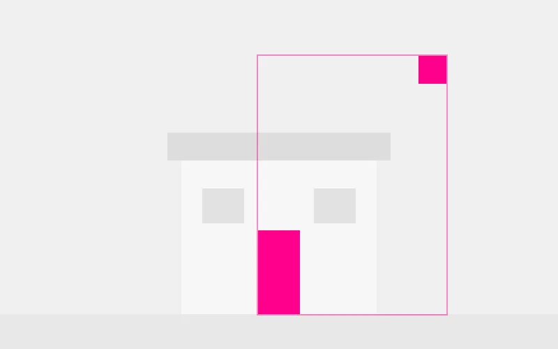 Example: finding the two changes between two versions of a drawing — After